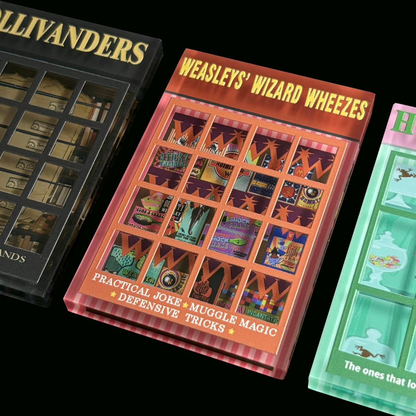 Wizarding Alley Fridge Magnet – 3 Magical Shop Designs