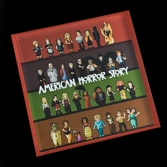 Retro Pixel Horror Magnet